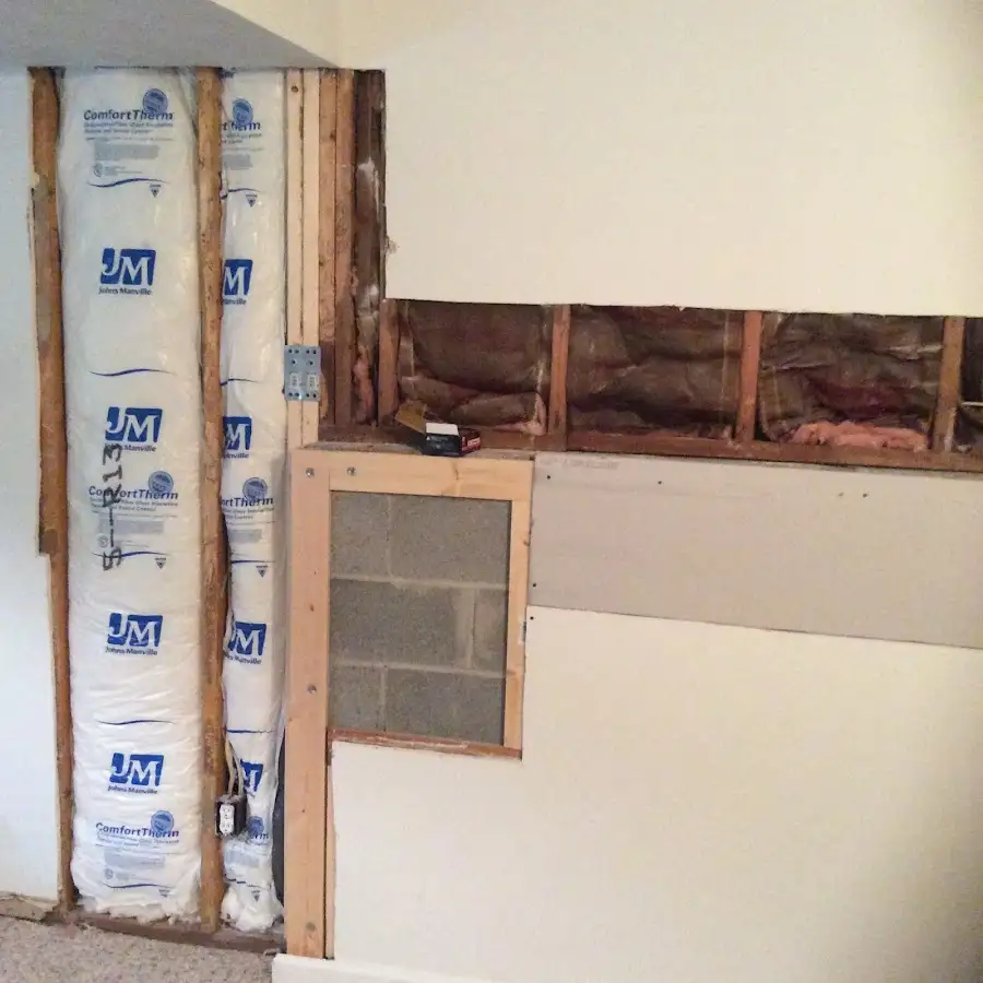 Wall insulation replacement during Odor Removal & Deodorization in Rexburg